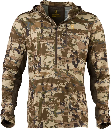 BROWNING EARLY SEASON HOODED - LS SHIRT 1/4 ZIP AURIC XX-LRG - Image 2