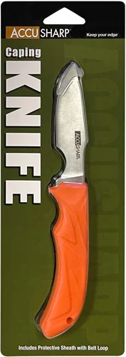 ACCUSHARP CAPING KNIFE 3" - BLADE NON SLIP GRIP W/SHEATH - Image 2
