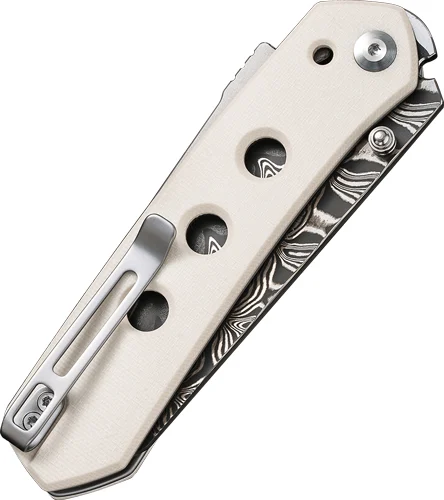 CIVIVI KNIFE VISION FG 3.54" - IVORY G-10/DAMASCUS BLADE