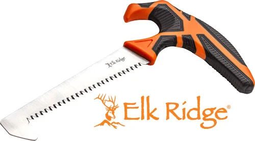 MC ELK RIDGE TREK 5" T-HANDLE - SAW WITH SHEATH BLK/ORG/SS - Image 2