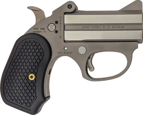BOND ARMS HONEY-B 22WMR - 3" MATTES SS B6 EXTENDED GRIP - Image 2