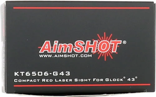 AIMSHOT ULTRALIGHT LASER SIGHT - RED FITS GLOCK 43 - Image 2