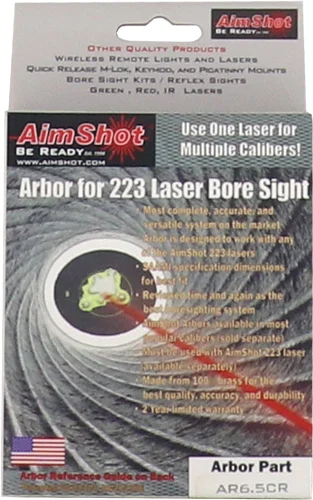 AIMSHOT 6.5 CREEDMOOR RIFLE - ARBOR FOR USE W/.223 BORESIGHT - Image 2